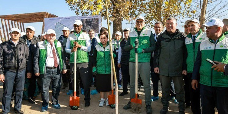 ایجاد «باغ سبز» در استان «سمرقند» ازبکستان
